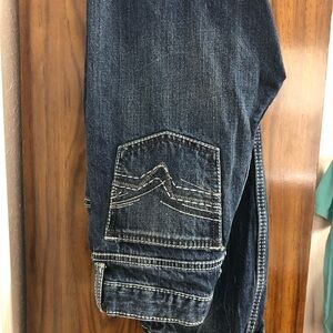 Wrangler Dark Blue Relaxed Fit Jeans